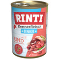 Hundenassfutter Kennerfleisch Junior Rind 400g, 12er Pack | Rinti
