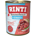 Hundenassfutter Kennerfleisch Junior Rind 800g, 12er Pack | Rinti