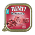 Hundenassfutter Schale Singlefleisch Rind Pur 150g, 10er Pack | Rinti