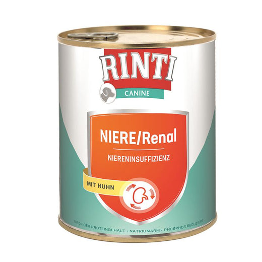 Hundenassfutter Dose Canine Niere/Renal Huhn – Rinti