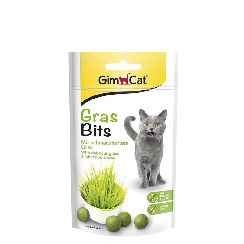 Katzensnacks GimCat GrasBits 40 g – Gimborn