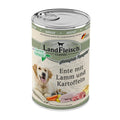 Hundenassfutter Dog Classic Ente mit Lamm & Kartoffeln, 6er Pack | Landfleisch