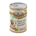 Hundenassfutter Dog Classic Junior Huhn, Ente & Kartoffeln mit Gartengemüse, 6er Pack | Landfleisch