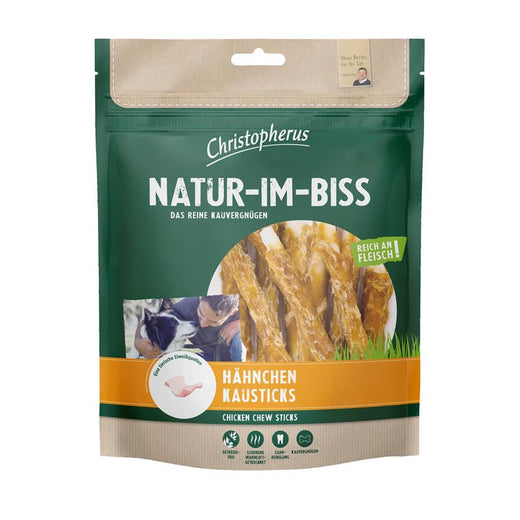 Kaustangen für Hunde Hähnchen Kausticks 300g, 5er Pack – Christopherus Hund