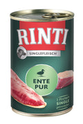 Hundenassfutter Singlefleisch Exclusive Ente pur 400g, 12er Pack | Rinti