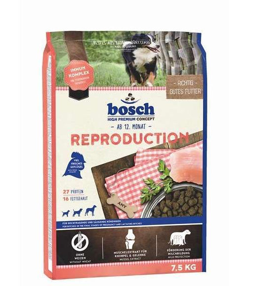 Hundetrockenfutter Reproduction 7,5 kg – Bosch