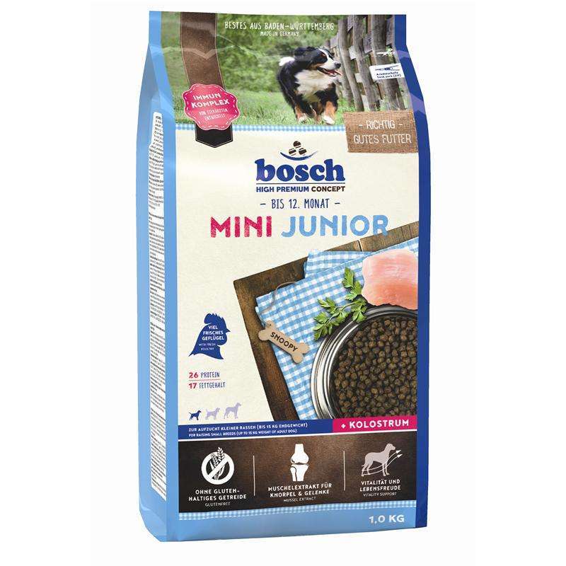 Hundetrockenfutter Mini Junior – Bosch