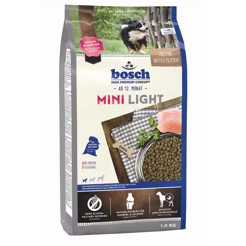 Hundetrockenfutter Mini Light – Bosch