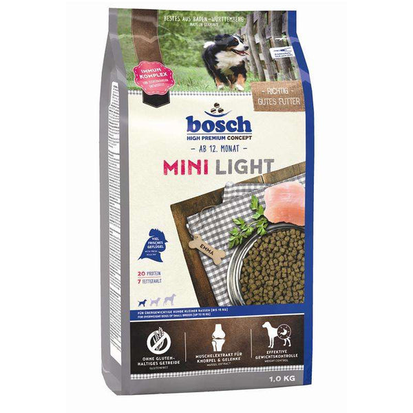 Hundetrockenfutter Mini Light – Bosch