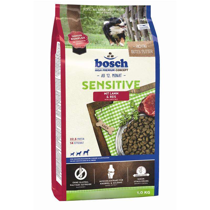Hundetrockenfutter Sensitive Lamm & Reis – Bosch