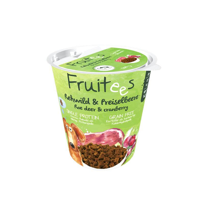 Hundeleckerli Fruitees Rehwild & Preiselbeeren 200g – Bosch