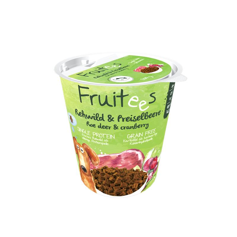 Hundeleckerli Fruitees Rehwild & Preiselbeeren 200g – Bosch
