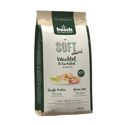 Hundetrockenfutter Soft Mini Wachtel & Kartoffel – Bosch