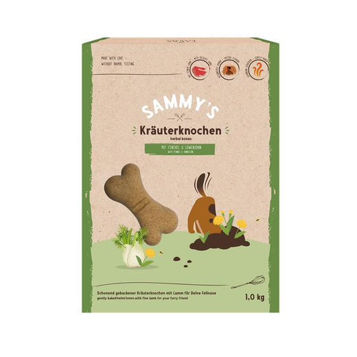 Kräuterknochen für Hunde Sammys 1kg, 4er Pack – Bosch