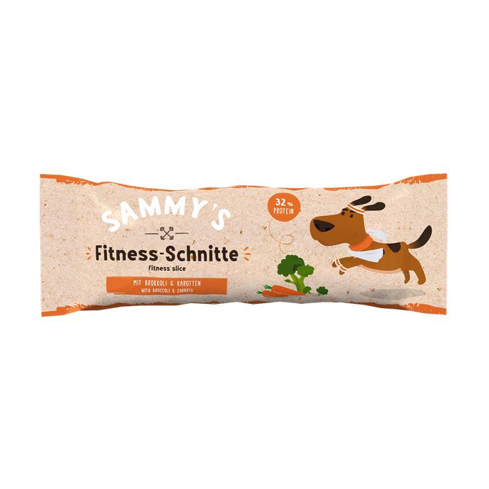 Hundeleckerli Sammys Fitness-Schnitte mit Brokkoli & Karotten 25g, 20er Pack – Bosch