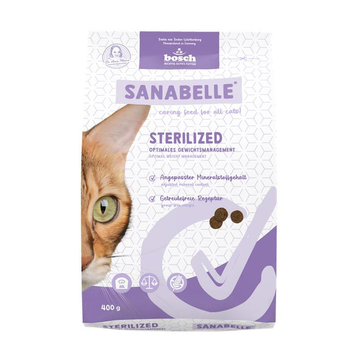 Katzentrockenfutter Sterilized – Sanabelle