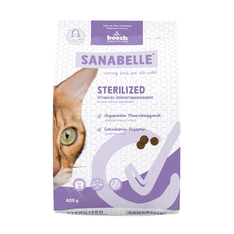 Katzentrockenfutter Sterilized – Sanabelle