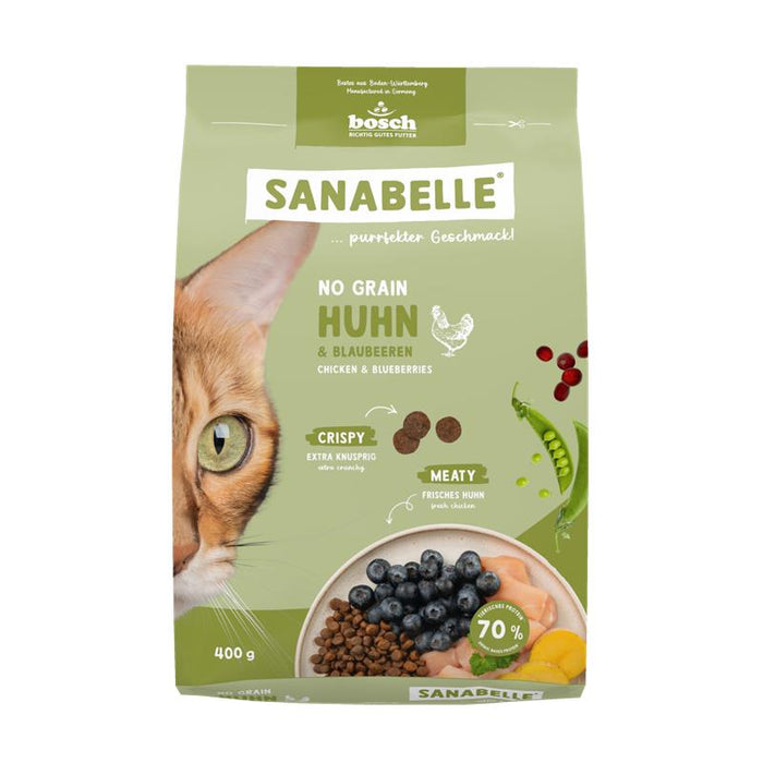 Katzentrockenfutter No Grain Huhn – Sanabelle