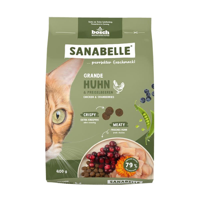 Katzentrockenfutter Grande Huhn – Sanabelle