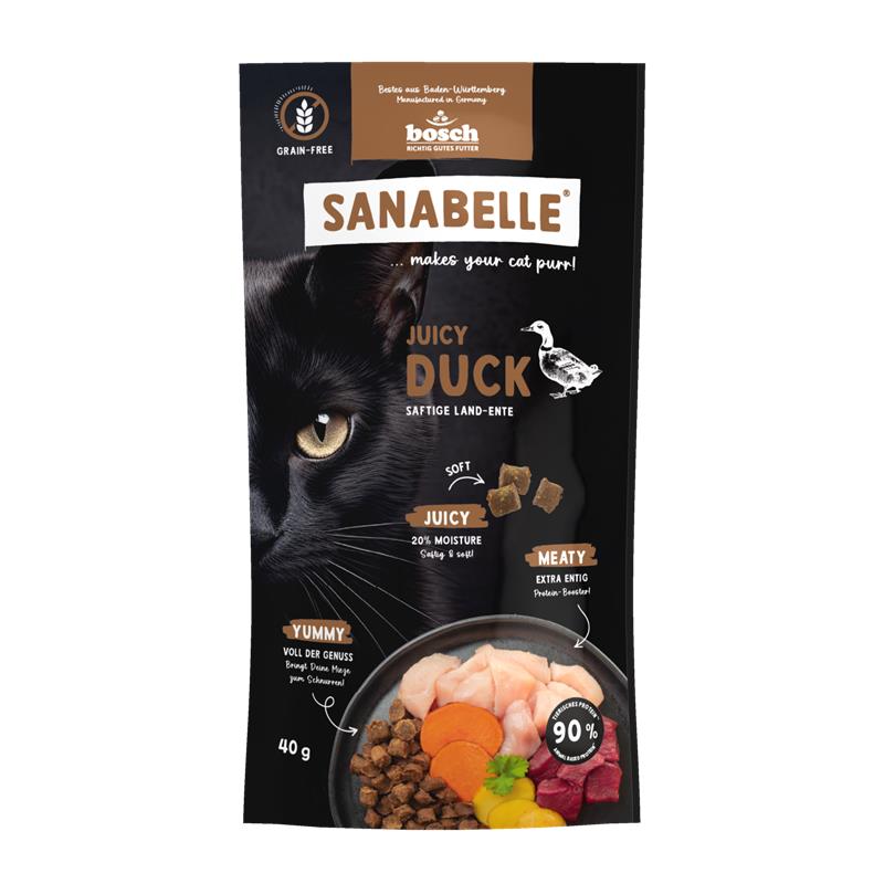 Katzentrockenfutter Juicy Land-Ente – Sanabelle