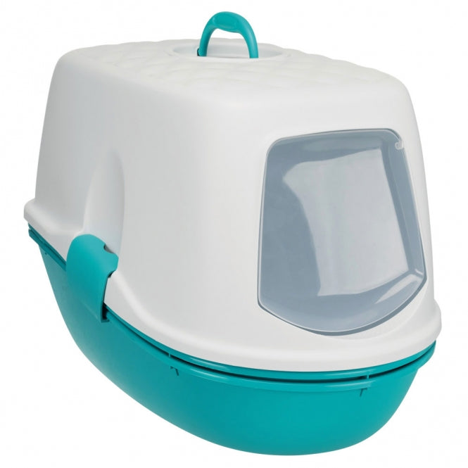 Katzentoilette – Berto Top mit Trennsystem, taupe/helltaupe – Bild 2