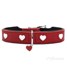 Dog collar Hunter Love Red XS 24-28 cm