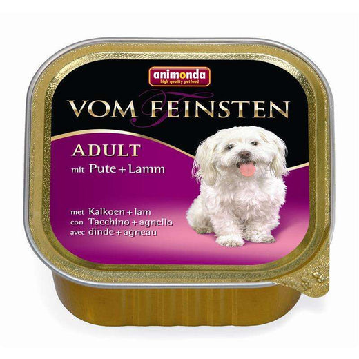 Hundenassfutter vom Feinsten Adult Pute & Lamm 150g, 22er Pack – Animonda Dog