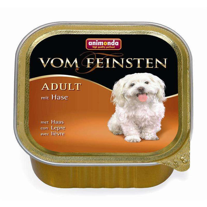 Hundenassfutter vom Feinsten mit Hase 150g, 22er Pack – Animonda Dog