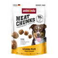 Hundeleckerli Meat Chunks Huhn pur 80g, 6er Pack | Animonda Dog