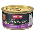 Katzennassfutter vom Feinsten Mousse Adult Huhn & Lamm 85g, 12er Pack | Animonda