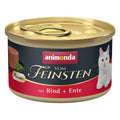 Katzennassfutter vom Feinsten Mousse Adult Rind & Ente 85g, 12er Pack | Animonda