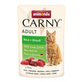 Katzennassfutter Carny PB Adult Rind + Strauß 85g, 12er Pack | Animonda Cat
