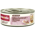 Katzennassfutter Cat Carny Fine Fillets Adult Hühnchenbrust & Shrimps in Sauce 60g, 12er Pack | Animonda