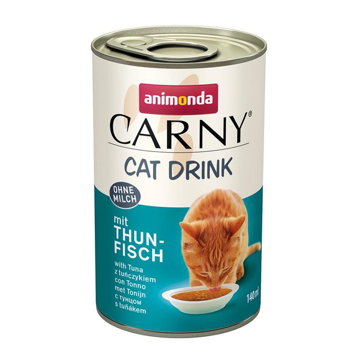 Katzennassfutter Carny Adult Drink mit Thunfisch 140ml, 24er Pack – Animonda