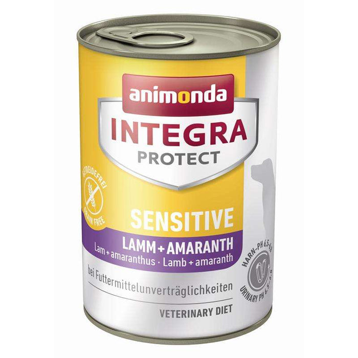 Hundenassfutter Dose Integra Protect Sensitiv Lamm & Amaranth 400g, 6er Pack – Animonda Dog