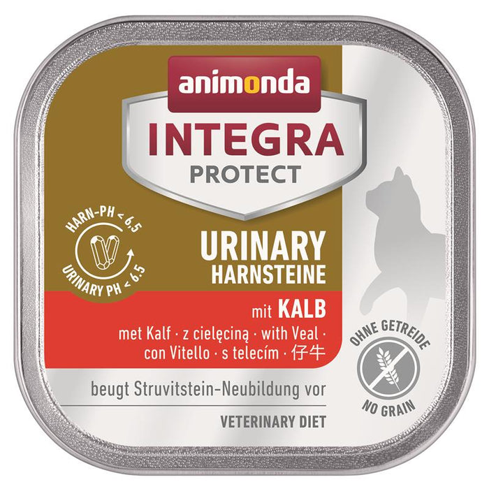 Katzennassfutter Integra Protect Urinary Struvitstein mit Kalb 100g, 16er Pack – Animonda Cat