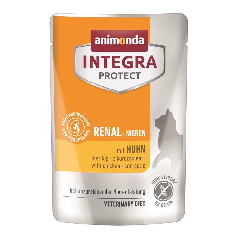 Katzennassfutter Integra Protect PB Renal Huhn 85g, 24er Pack – Animonda Cat
