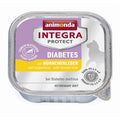 Katzennassfutter Schale Integra Protect Diabetes mit Hühnchenleber 100g, 16er Pack | Animonda Cat
