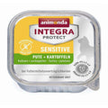 Katzennassfutter Schale Integra Protect Sensitiv mit Pute & Kartoffel 100g, 16er Pack | Animonda Cat