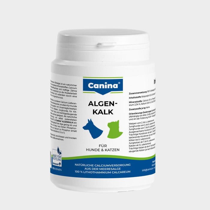 Ergänzungsfutter für Hunde und Katzen Algenkalk 125g – Canina Pharma