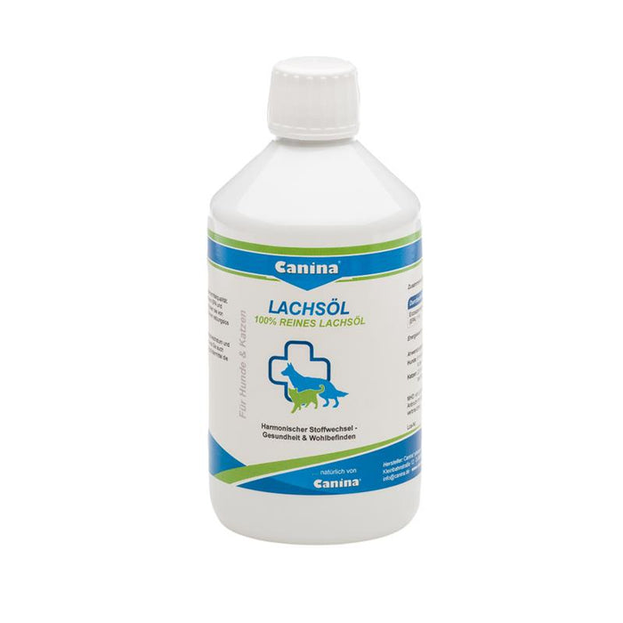 Lachsöl für Hunde und Katzen 500ml – Canina Pharma