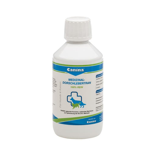 Ergänzungsfutter für Hunde und Katzen Medizinal-Dorschlebertran 250ml – Canina Pharma