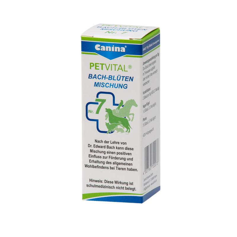 Ergänzungsfutter für Hunde Petvital Bachblüten Nr. 7, Entschlackung 10g – Canina Pharma