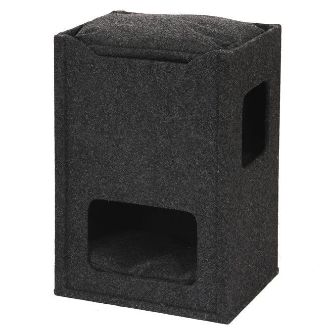 Kratzbaum für Katzen – Comfort Cuby, Schwarz