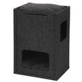 Kratzbaum für Katzen Comfort Cuby, Schwarz | EBI
