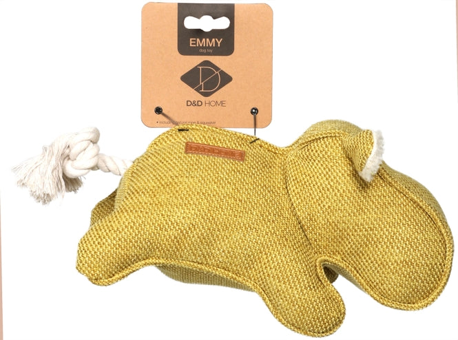 Plüschspielzeug für Hunde – Chenille Emmy, gelb – Bild 2