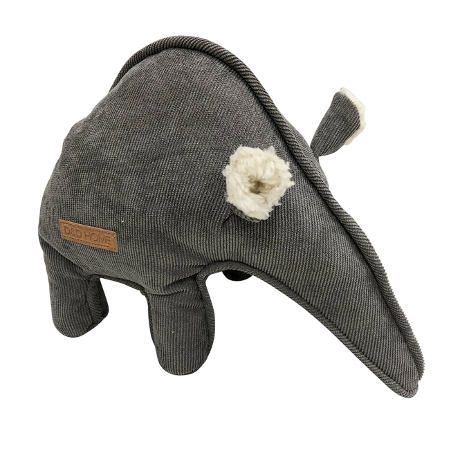 Plüschspielzeug für Hunde – Corduroy Liz, grau