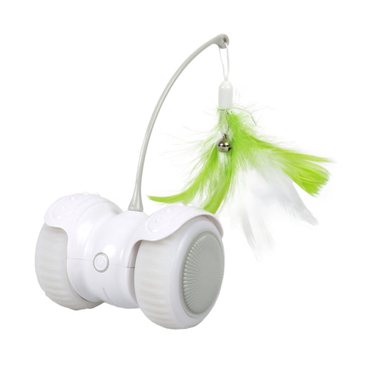 Beschäftigungsspielzeug für Katzen – Cat Toy RC Cat Chaser, weiß/grün