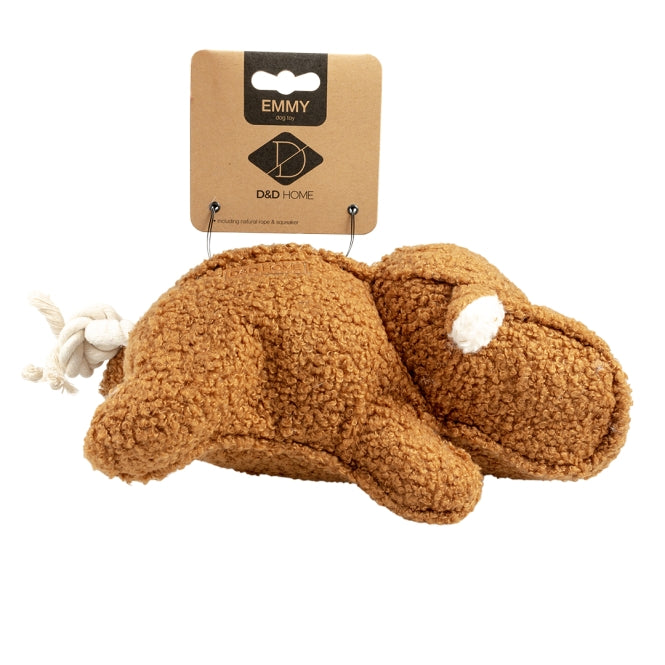 Plüschspielzeug für Hunde – Emmy Teddystoff, braun – Bild 2