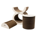 Kratzbaum für Katzen Kratzplayground Faye dreiteilig, braun/beige | D&D Home